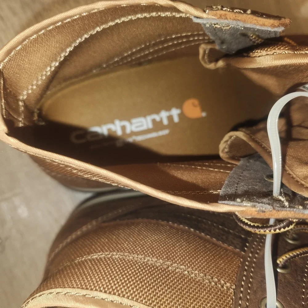 Carhartt Force Composite‎ Toe Casual Work Boots Size 14 M  Brown Tan